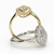 Anillo Oro Amarillo 18 Kts diamantes AND070 - comprar online