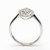 Anillo Oro Blanco 18 Kts diamantes AND071 en internet