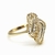 Anillo Oro Amarillo 18 Kts Diamantes AND075 - comprar online