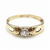 Anillo Oro Amarillo 18 Kts Solitario Diamante AND088 - comprar online