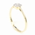 Anillo Oro Amarillo 18 Kts Diamantes AND253 - tienda online
