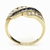 Anillo Oro Amarillo 18 Kts Diamantes y Zafiros Azules ANDZ036 - comprar online