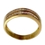 Anillo Oro 18 Kts Doble Medio sin Fin con Zircones ANOR339 - comprar online