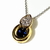 Dije y Cadena ORO 18 Kts Diamantes y Zafiro Azul Natural DCDZ165 - comprar online