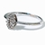 Anillo Oro Blanco 18 Kts con Diamantes AND205 - comprar online
