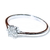 Anillo Oro Blanco 18 Kts Diamantes AND254 - tienda online