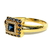 Anillo Oro Amarillo 18 Kts Diamantes y Zafiros Azules ANDZ262 en internet