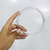 Argola Plástica Transparente Para Artesanato 11,5cm 10 Unidades na internet