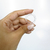 Argola Plástica Transparente Para Artesanato 2,7cm 10 Unidades na internet