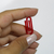 Clips Plástico Para Decoração Escritório 2,5cm Vermelho - 100 Unidades na internet