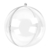 50 Esferas Bola De Acrílico Transparente 7cm na internet