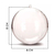 Esfera Acrílica 8cm - 10 Unidades - comprar online