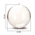 Esfera Acrílica 6cm - 10 Unidades - comprar online