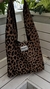 WOVEN BAG LEOPARD - comprar online