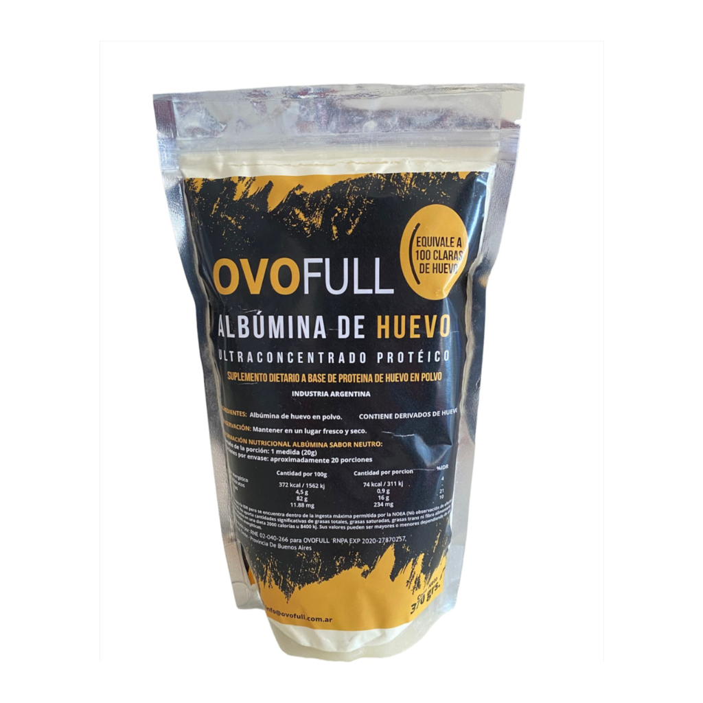 Ovofull Albumina de Huevo Deshidratada 370 gr