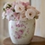 Vaso Cerâmica Roses Shabby