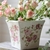 Vaso Cerâmica Shabby Roses