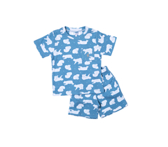 Pijama 2 piezas oso celeste
