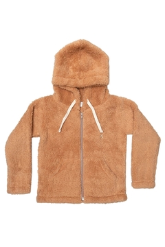 Campera Peluche Camel