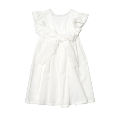 Vestido Vivian / Lino blanco - comprar online