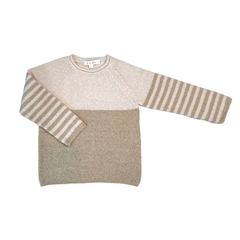 Sweater ray / Crudo y Beige