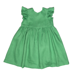 Vestido Vivian/ lino verde