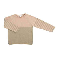 Sweater Ray/ rosa y Beige