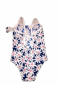 Traje de baño Margarita fondo Azul - comprar online