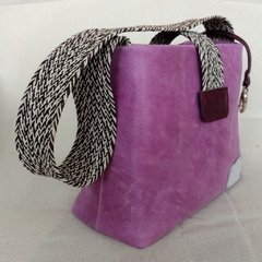 CAMILA - bolso con correa tejida - Se prepara a pedido - Color a convenir - De la Riestra