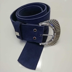 BILBAO - Cinturón de Gamuza con strass en 5,5cm - tienda online