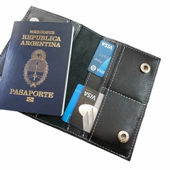 PortaPasaportes chico con logo de empresa