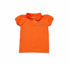 camisa polo baby look laranja - buy online