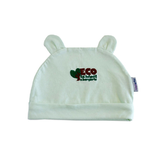 gorro orelhinhas malha verde - comprar online