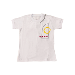 camiseta baby look m/c branca elemento