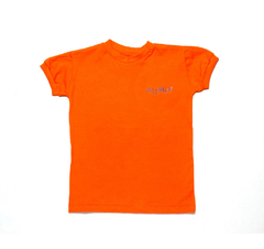 camiseta baby look m/c laranja - buy online