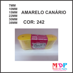 FITA CETIM SIMPLES CF009 38MM COR 242 AMARELO CANARIO Peca 10 metros