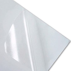 Adesivo Semi Transparente A4 10 fls (Impressão jato de tinta, a prova d'água)