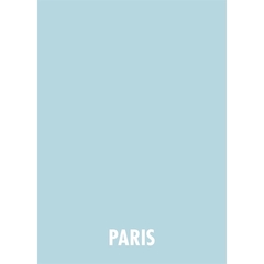 Papel Color Plus Paris - Azul 180G A4 50 fls