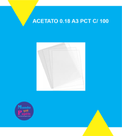 ACETATO 0.18 A3 PCT C/100
