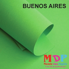 Papel Color Plus Buenos Aires - Verde 180G A4 50 fls