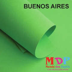 Papel Color Plus Buenos Aires - Verde 180G A4 100 fls