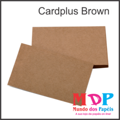 PAPEL CARDPLUS BROWN 300G 66X96 UND ( PAPEL COM ESPECIFICAÇÃO KRAFT )