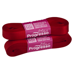 FITA CETIM SIMPLES CF003 15MM COR 209 VERMELHO Peca 10 metros