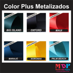 Papel Color Plus Metálico NORONHA 180G A4 10 fls