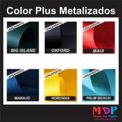 Papel Color Plus Metálico NORONHA 180G A4 50 fls