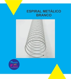 ESPIRAL METALICO 20MM 150 FLS BRANCO