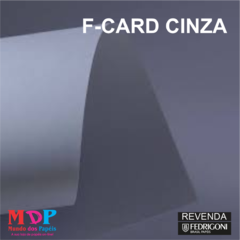 Papel F-Card Cinza 180G A4 10 fls