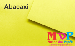 Papel Candy Plus MACEDÔNIA (Abacaxi) - Amarelo 180G A4 10 fls