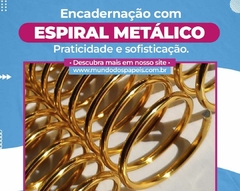 ESPIRAL METALICO 38MM 280 FLS ROSE GOLD