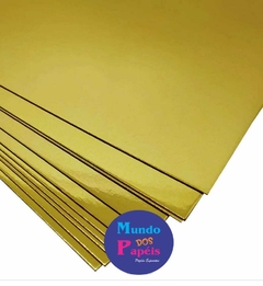 PAPEL LAMINADO OURO 250G A4 10 FLS